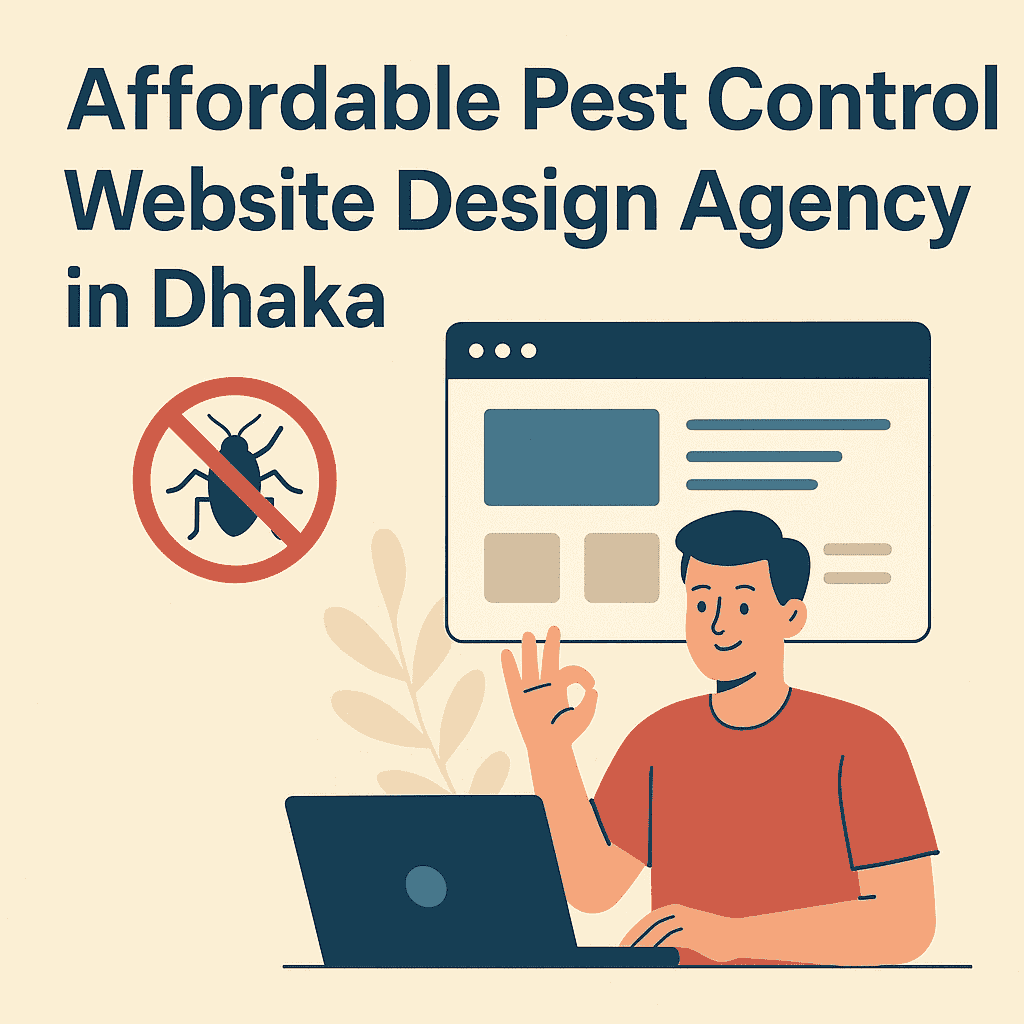 Affordable Pest Control Website Design Agency in Dhaka