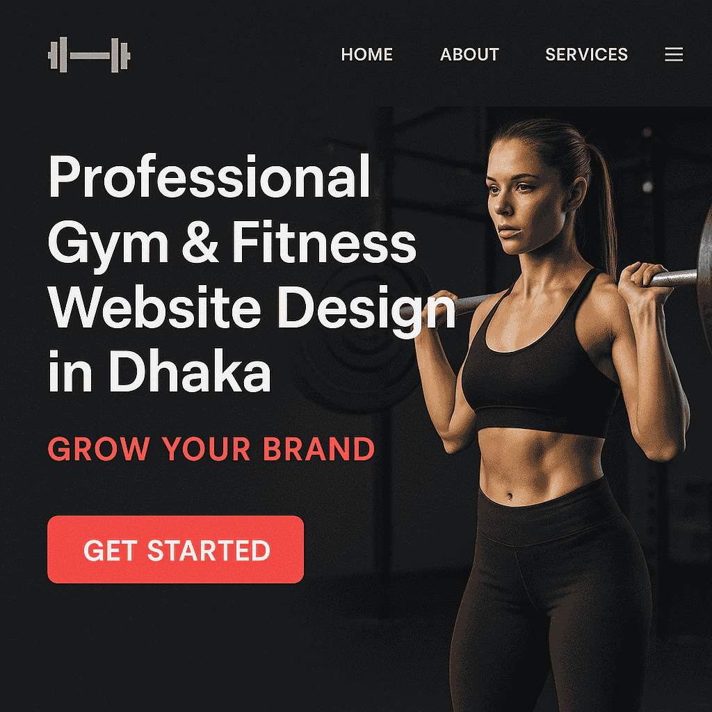 Professional Gym & Fitness Website Design in Dhaka - Grow Your Brand