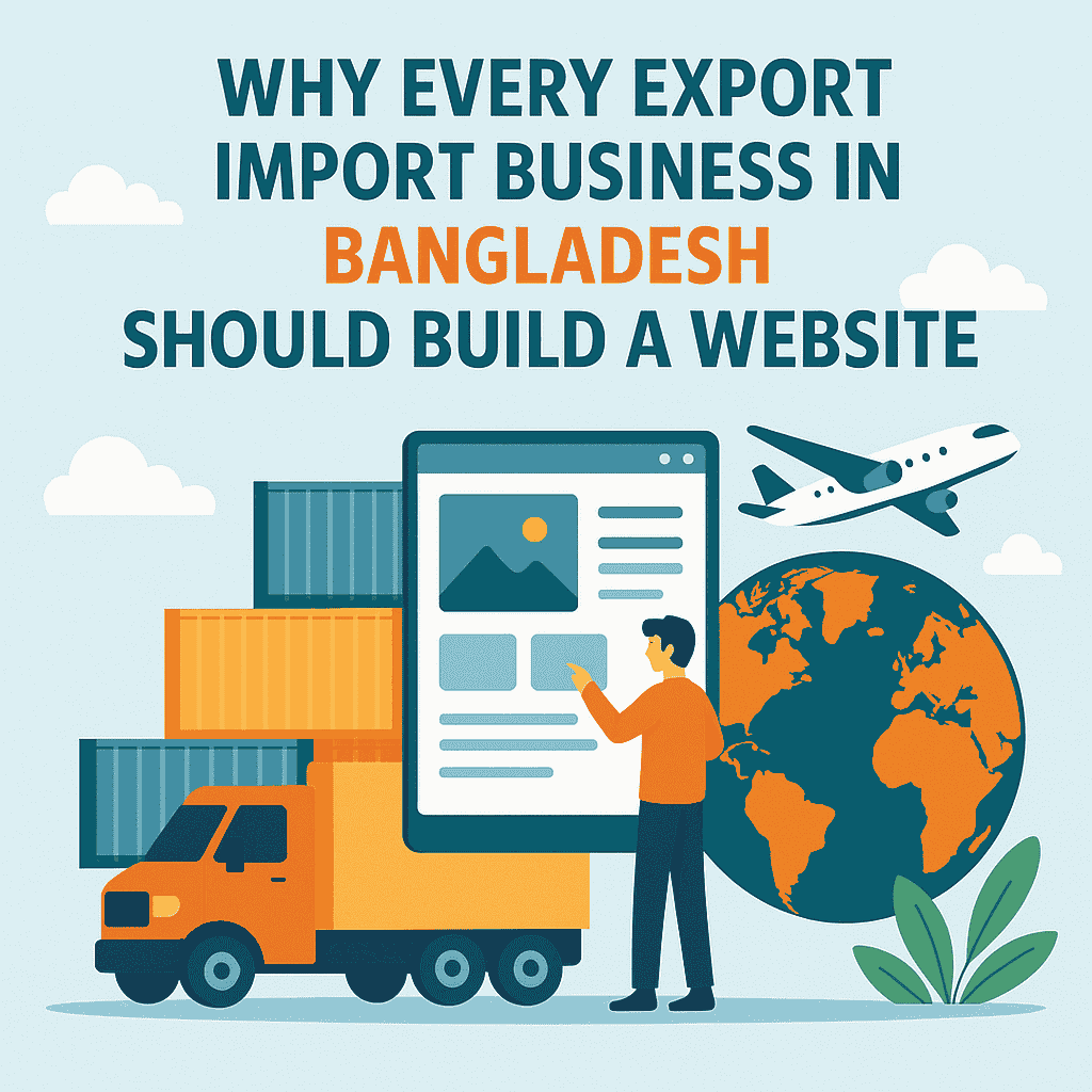 Why Every Export Import Business in Bangladesh Should Build a Website