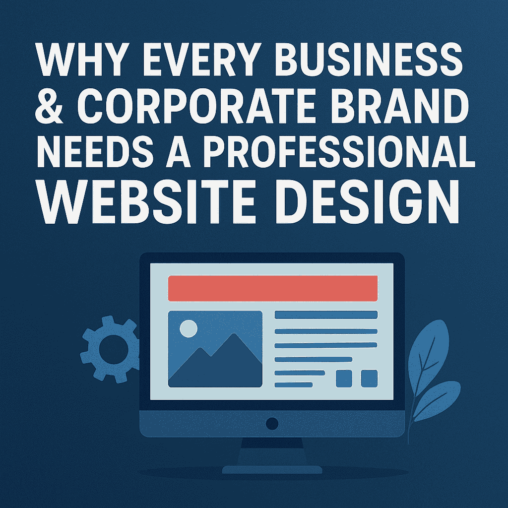 Why Every Business & Corporate Brand Needs a Professional Website Design