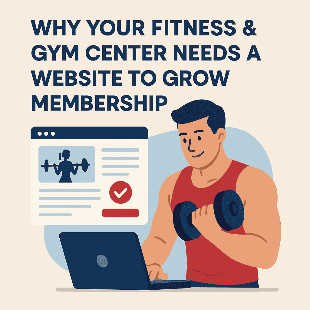 Why Your Fitness & Gym Center Needs a Website to Grow Membership