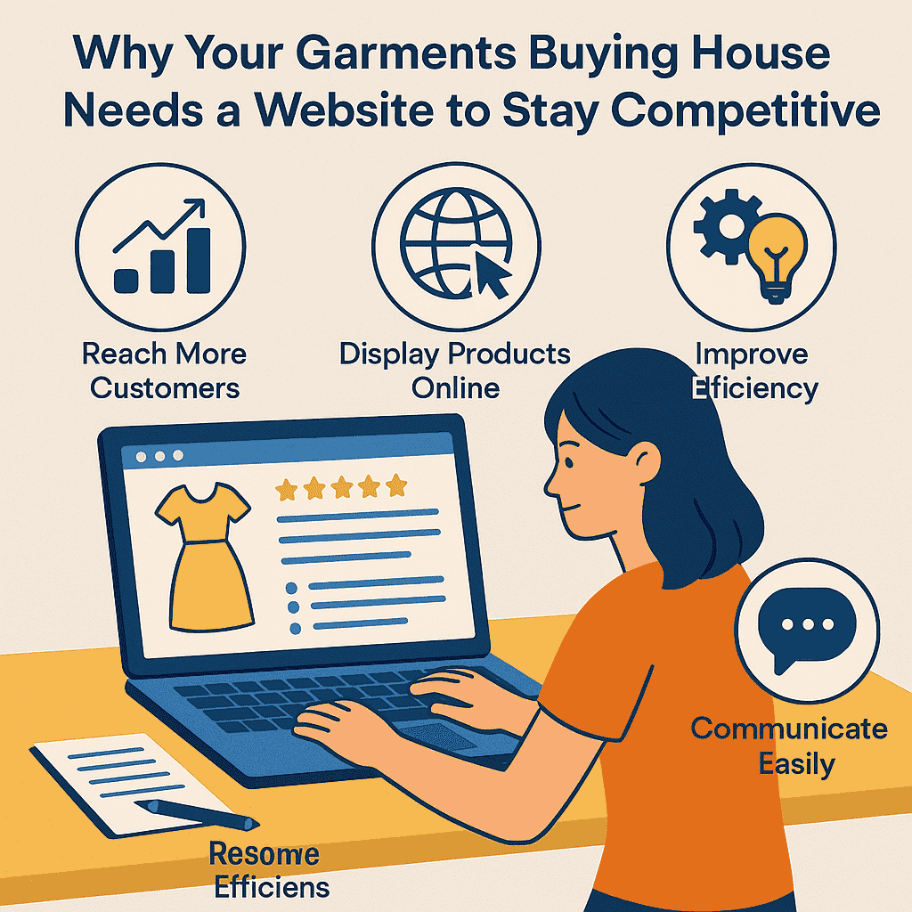 Why Your Garments Buying House Needs a Website to Stay Competitive